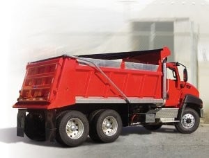 Heavy-duty dump body features interlaced understructure