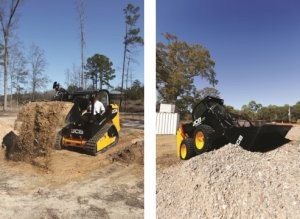 JCB’s eight new small platform skid steer and compact track loaders