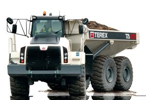 Terex TA400 articulated truck powered by Scania DC13 engine