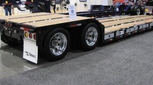 Innovative aluminum pull-outs add two-feet on each side of trailer