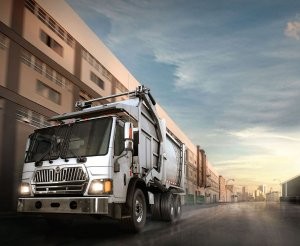 Navistar front loader available as integrated cab/chassis/body