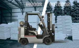 Nissan Forklift offers flexible Nomad Forklift for indoor and outdoor use