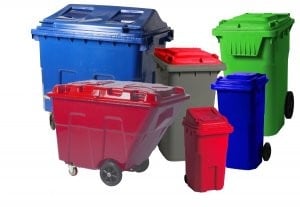 Full line of recycling and waste containers