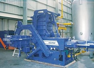 Aerosol can processor / de-packaging densifier