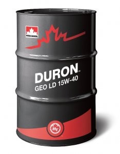 DURON GEO LD 15W-40 powers savings in natural gas mobile engines