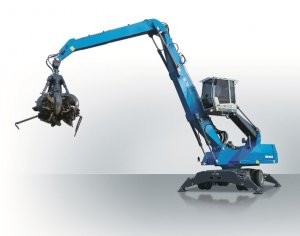 MHL340 E material handler features more powerful engine with lower fuel consumption