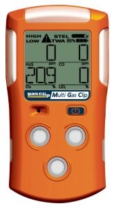 Portable multi-gas detector’s battery lasts for months, not hours