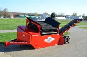 Portable PitbullTM 2300 Screening Plant Features  Redesigned Conveyor, Increased Output, Electric Option