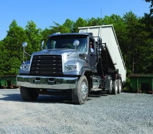 Freightliner 114SD upfitted to roll-off