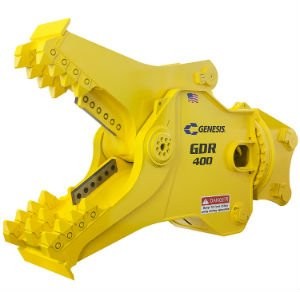 New GDR 400 from Genesis Attachments Fits 40 to 55 Ton Excavators