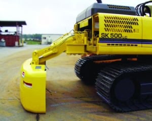 KOBELCO Introduces Optional Counterweight Removal System  For SK500 Model Excavator at ConExpo 2014