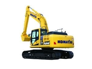 Komatsu America Corp. Launches Its Third Generation Hybrid Hb215lc-2 Hydraulic Excavator