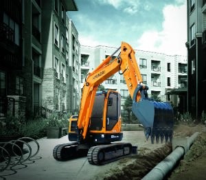 Hyundai Construction Equipment's R60CR-9A Compact Radius Excavator