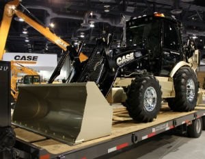 CASE Introduces One-of-a-Kind Ram Laramie Longhorn-Inspired 580 Super N Wide Track Backhoe