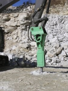 Montabert V46SHD hydraulic breaker designed for a variety of demanding applications