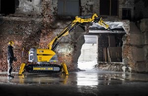 Redesigned Brokk 400 Remote-Controlled Demolition Machine  Provides More Stability, Greater Efficiency