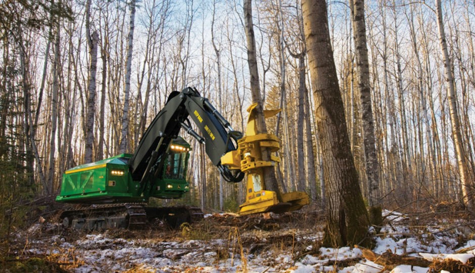 John Deere Tracked Harvester