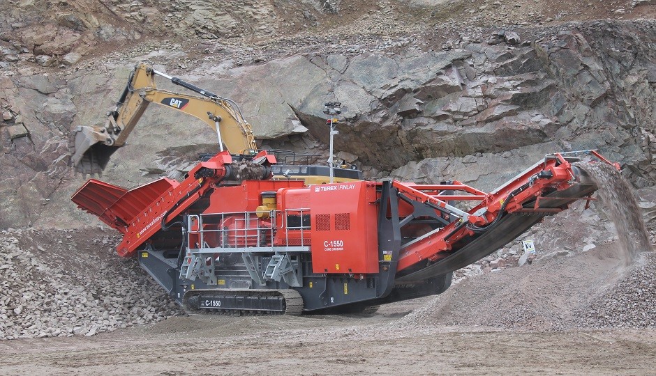 The NEW Terex Finlay C-1550 cone crusher 