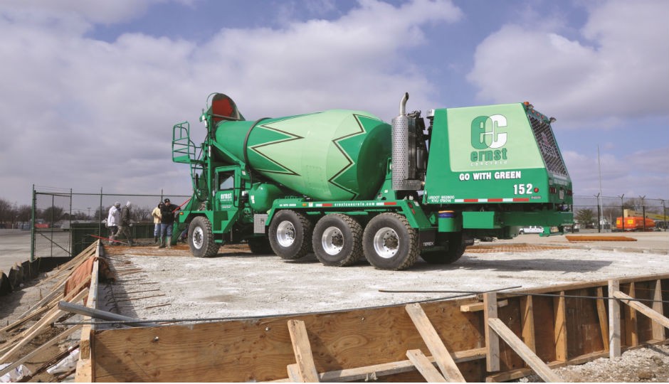 Front-Discharge Mixer Truck Features Shorter Turn Radius And Dozens Of Upgrades