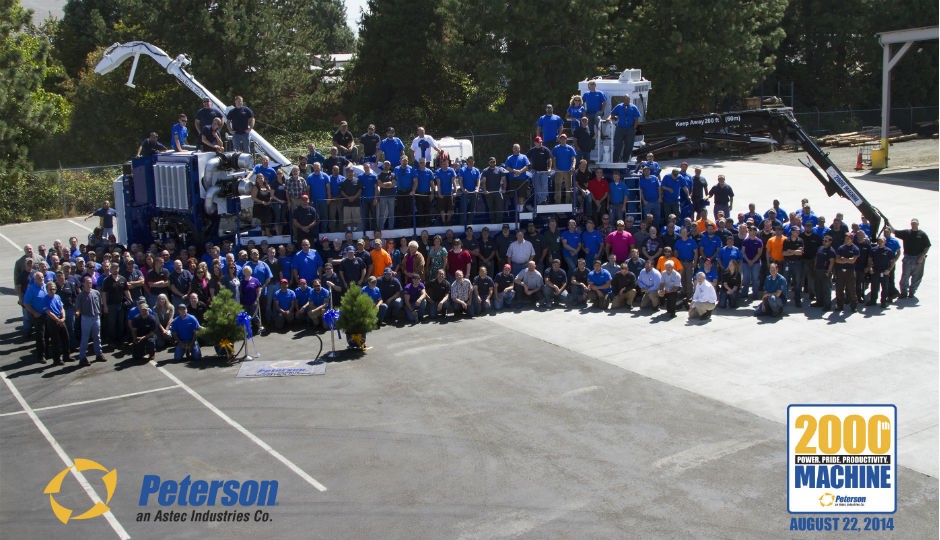 Peterson Pacific Delivers 2,000th Machine