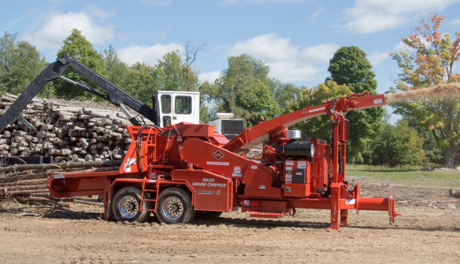 Morbark Introduces Redesigned 30/36 Whole Tree Drum Chipper