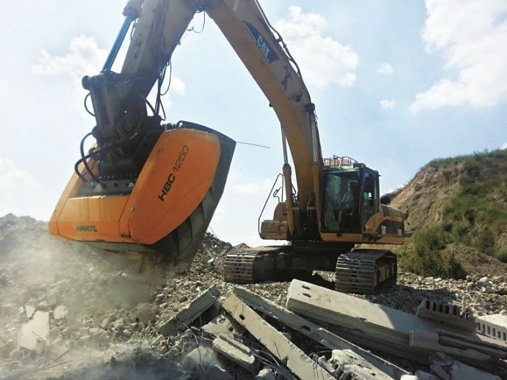 Crusher Buckets Create Business Opportunities for Excavator Owners