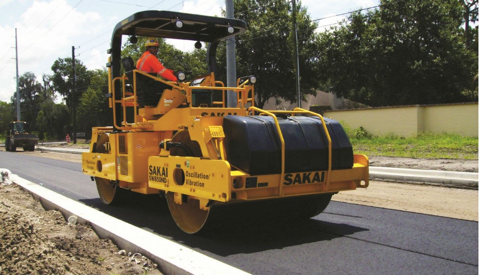 Sakai Oscillation/Vibration Rollers Offer Complete Control