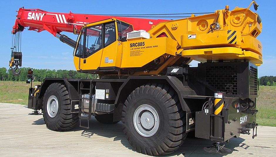 SANY America, Inc. - SRC885 Rough Terrain Cranes