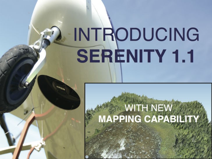 Rapid Wide Area Mapping Capability in Serenity 1.1 Robotic Aircraft
