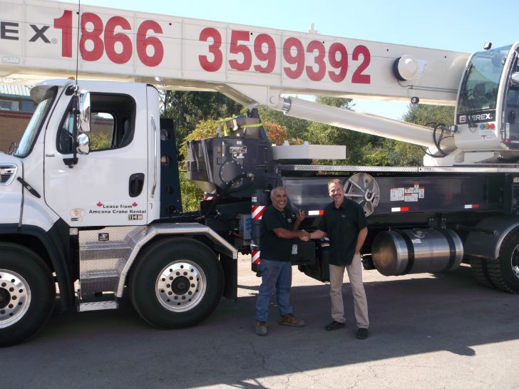 CP Crane Takes Delivery of First Terex Crossover 8000 Boom Truck in Canada