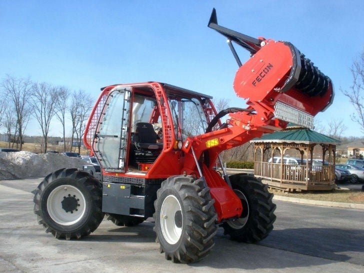 Fecon Announced the RTF230 Rubber Tire Mulching Tractor