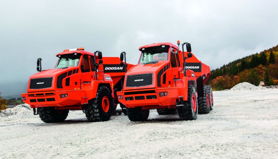 Doosan DA30-5 and DA40-5 Articulated Dump Trucks 