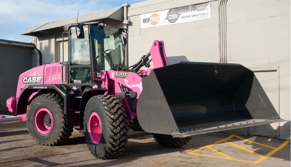 CASE 621F Pink Wheel Loader