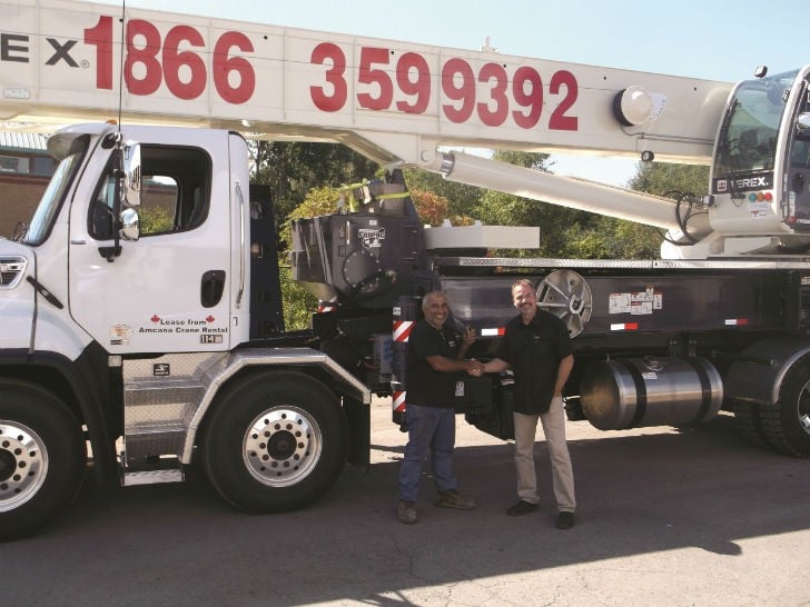 CP Crane Takes Delivery of First Terex Crossover 8000 Boom Truck in Canada