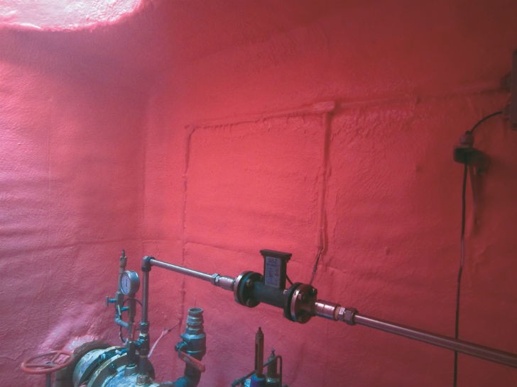 This repair required a totally sealed chamber. The liner was applied to all internal surfaces of the structure, from the manhole cover frame to (and including) the floor. This repair required a totally sealed chamber. The liner was applied to all internal surfaces of the structure, from the manhole cover frame to (and including) the floor.