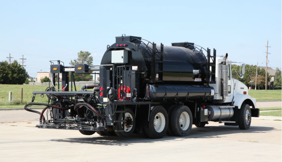 Bergkamp’s New MA30 Applies Mastic Surface Treatment to Preserve Asphalt Pavement