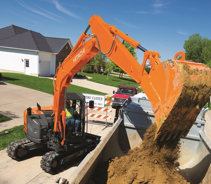 Hitachi to Showcase ZX85USB-5 Final Tier 4 excavator at World of Concrete