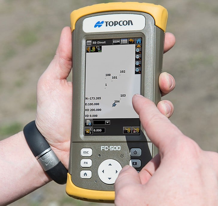 Topcon Positioning Systems - FC-500 Field Controllers