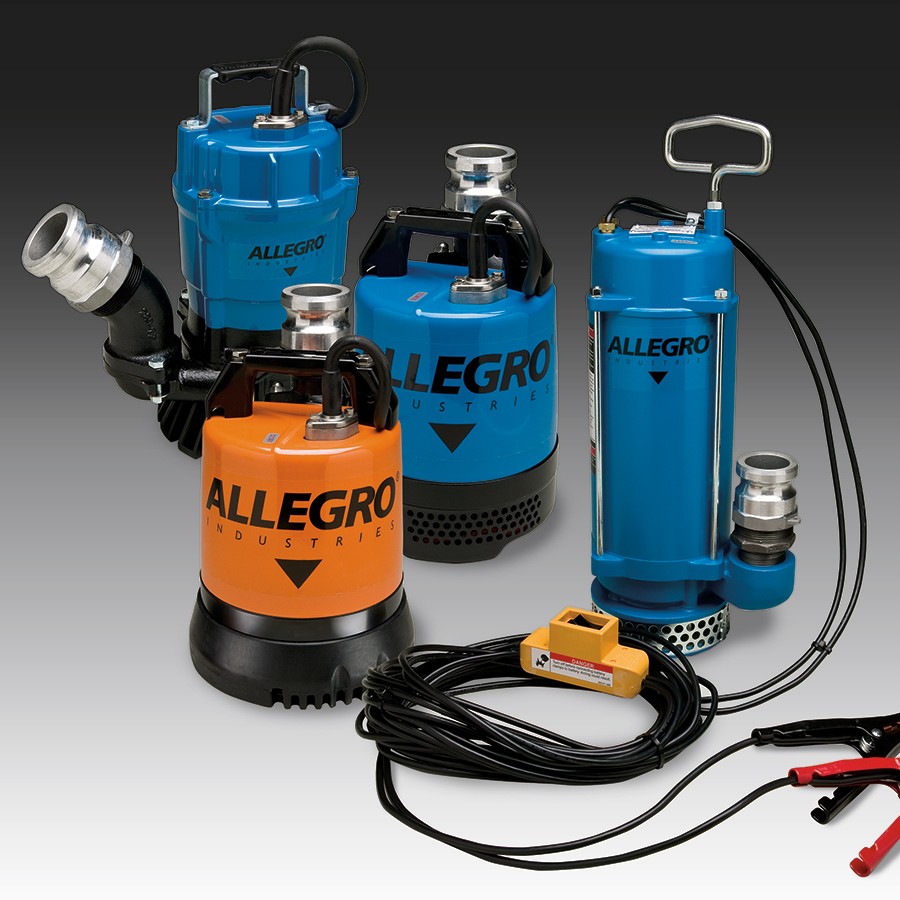 Portable Dewatering and Sludge Pumps Add To the Confined Space Offering From Allegro Industries