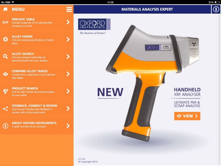 Who Says Materials Analysis Can’t Be Fun? Oxford Instruments brings “smart science” to the “smart phone”.