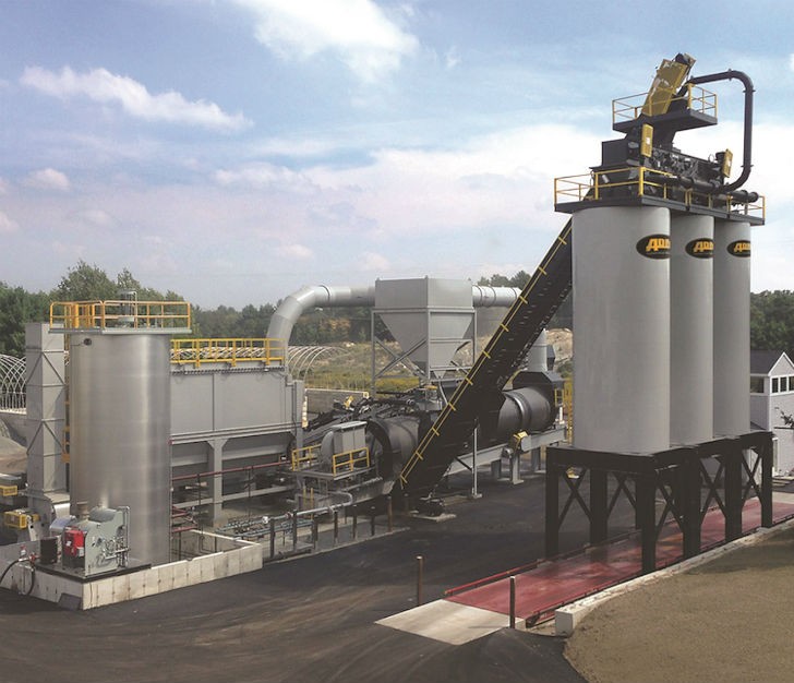 Asphalt Drum Mixers’ single-drum counterflow plant