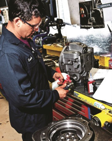 All parts are completely disassembled, thoroughly inspected to OEM specifications, and assembled with OEM parts by factory trained technicians at a John Deere facility.