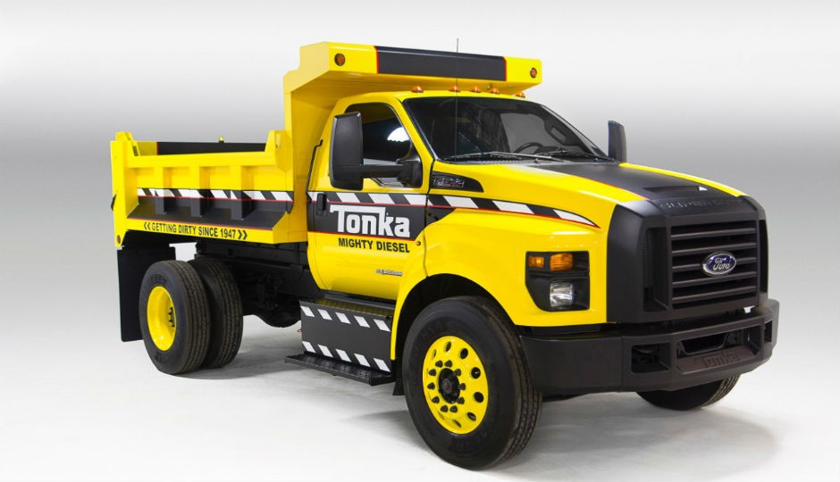 Mighty Ford F-750 Tonka Dump Truck Is Ready For Work or Play