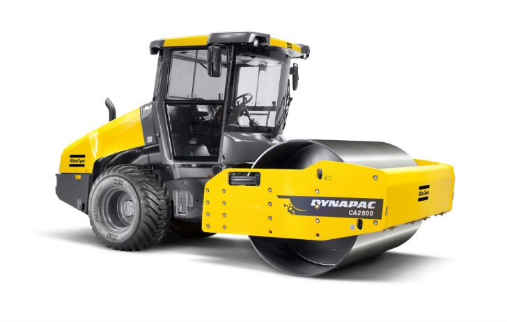 Atlas Copco’s CA2500 mid-range soil roller maximizes productivity by enhancing operator comfort and visibility.