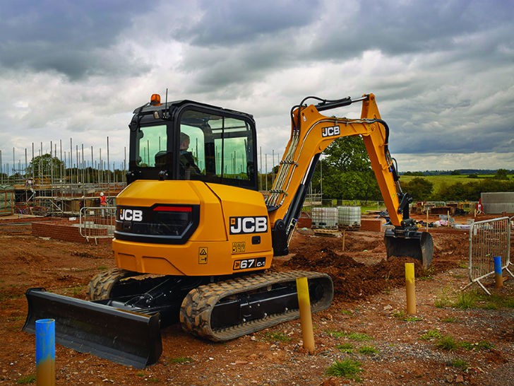 JCB Launches 6.7 Ton Conventional Tailswing Compact Excavator