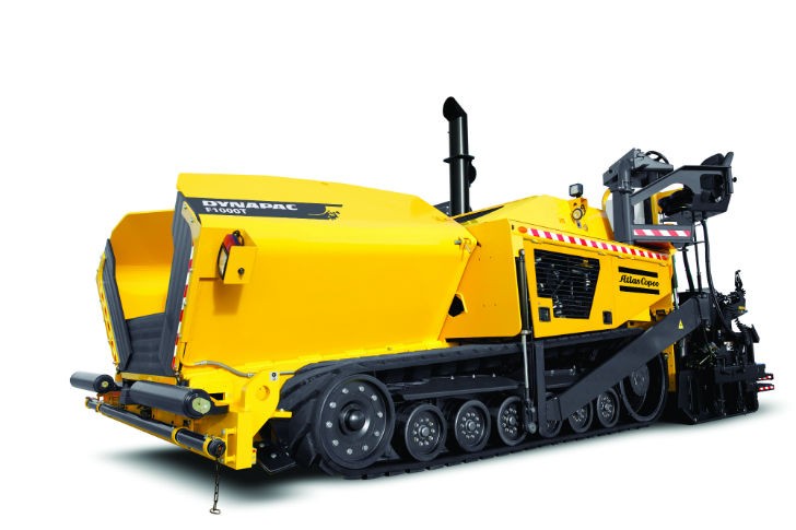 Atlas Copco’s Dynapac F1000T paver features exclusive technology that makes asphalt paving efficient and comfortable for the operator, such as ergonomically designed controls and Dynapac’s feed-control system. 