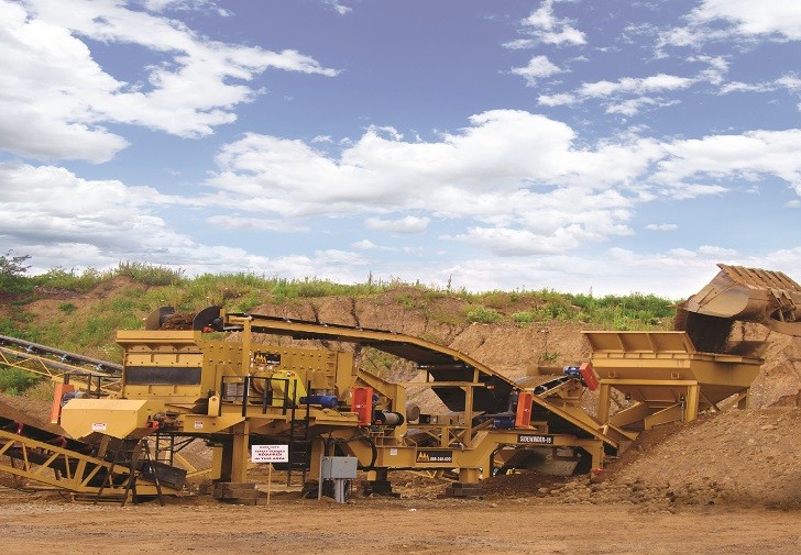 IROCK Crushers Offers Diesel-Powered Sidewinder Crusher