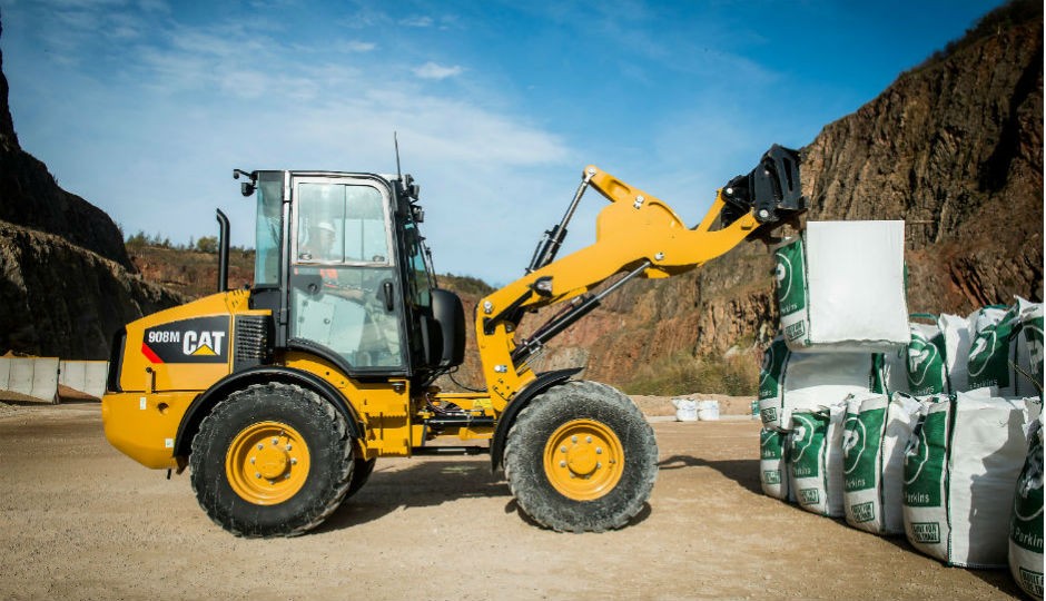 Cat M Series Compact Wheel Loaders Offer Operators Adjustable Control Response for Efficient Work