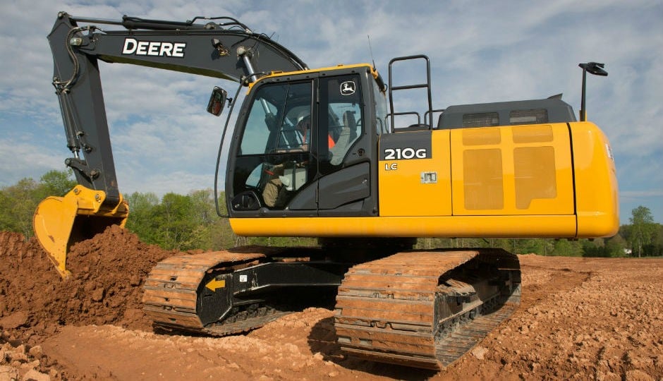 New John Deere 210G LC Excavator Features Total Fluid Economy