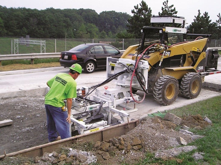 Machine-Mounted Drills for Road Repair